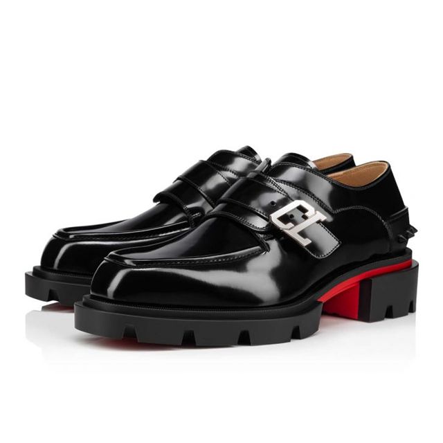 Christian Louboutin Derby Our Georges Black Calf For Men