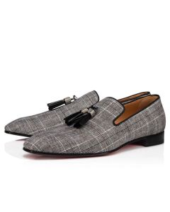 Christian Louboutin Loafers Rivalion Grey/black Shoe